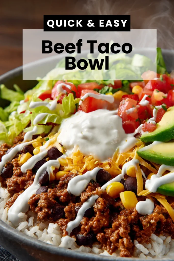 Beef Taco Bowl