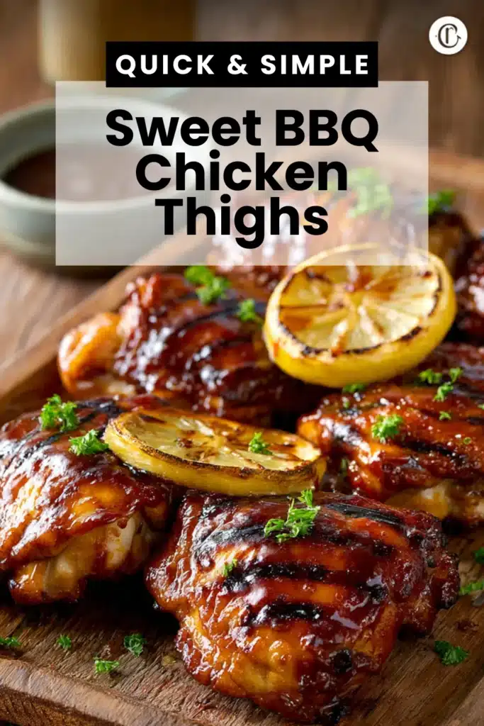 Sweet BBQ Chicken Thighs futured image
