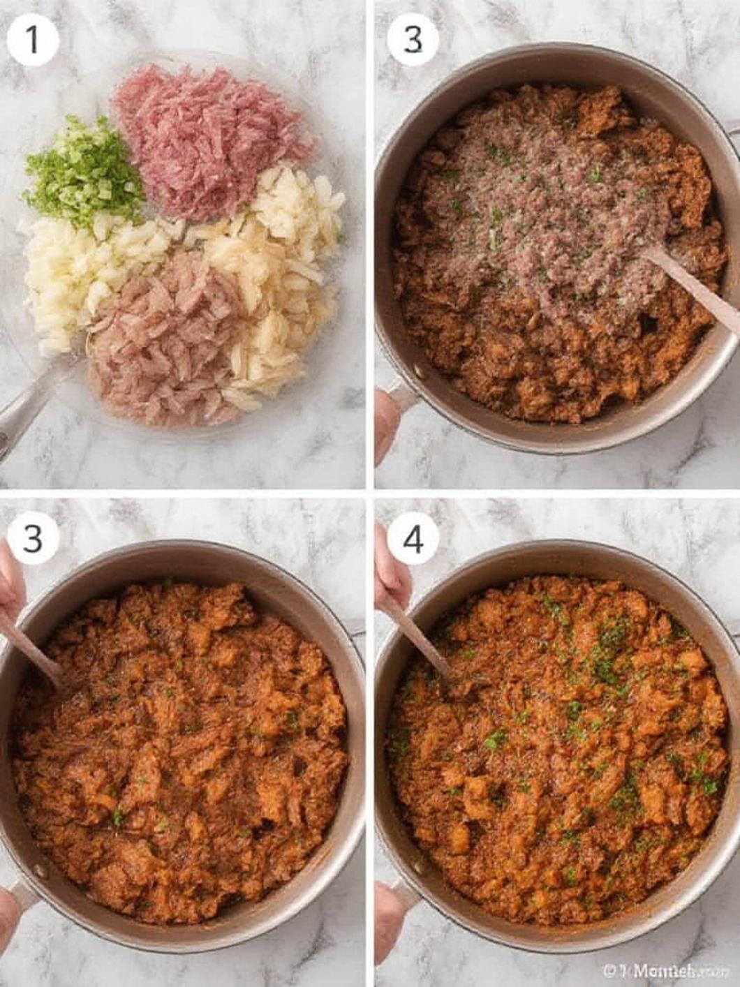 Step-by-step Corned Beef Hash