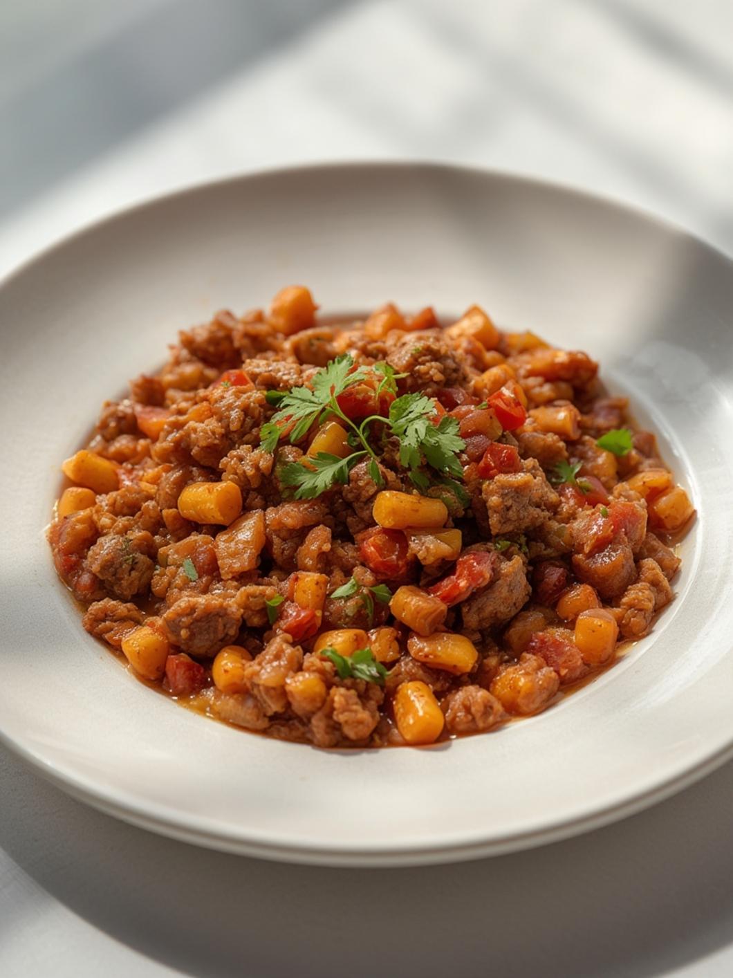 Serving Corned Beef Hash