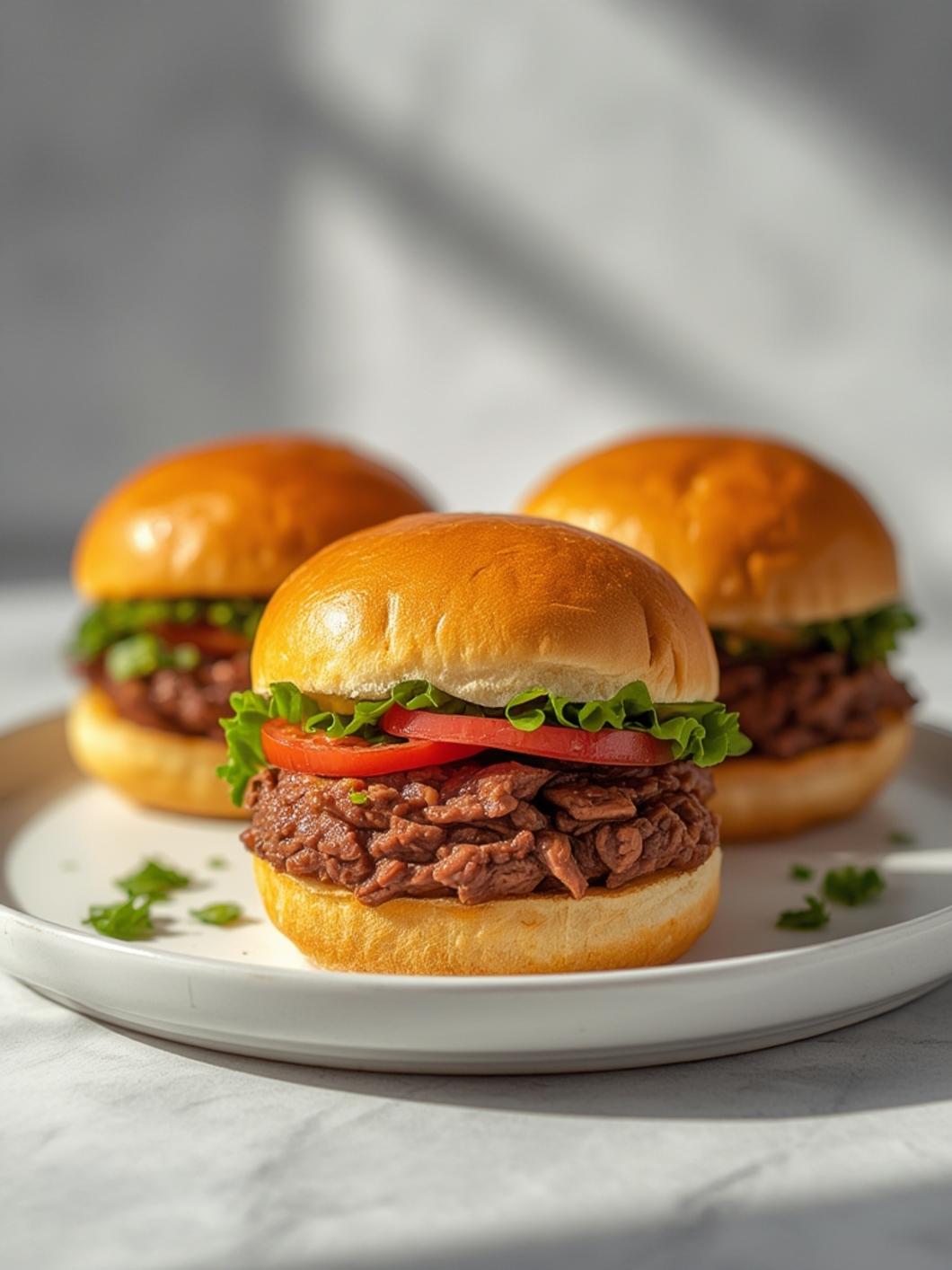 Serving Corned Beef Sliders