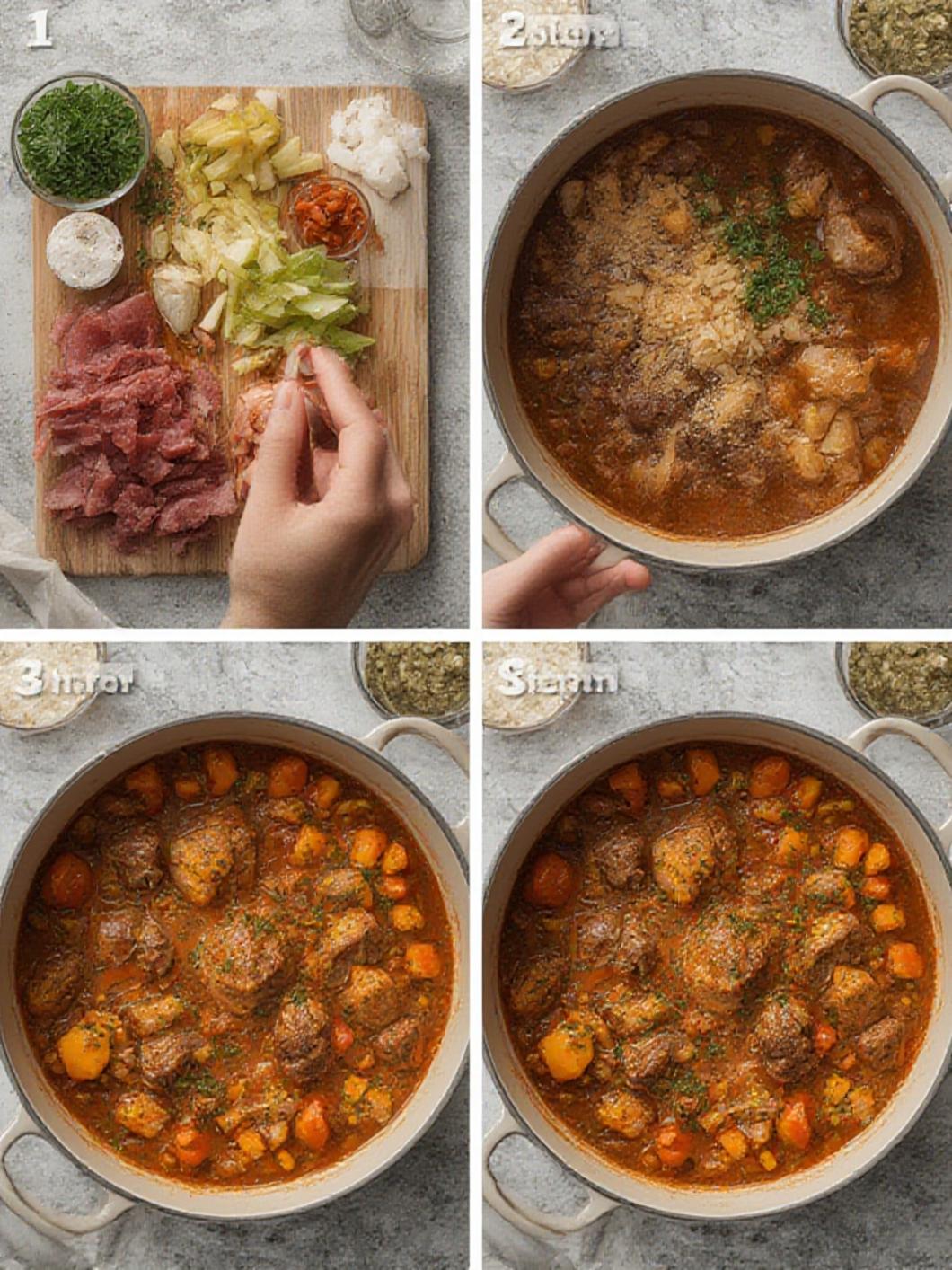 Step-by-step Irish Lamb Stew