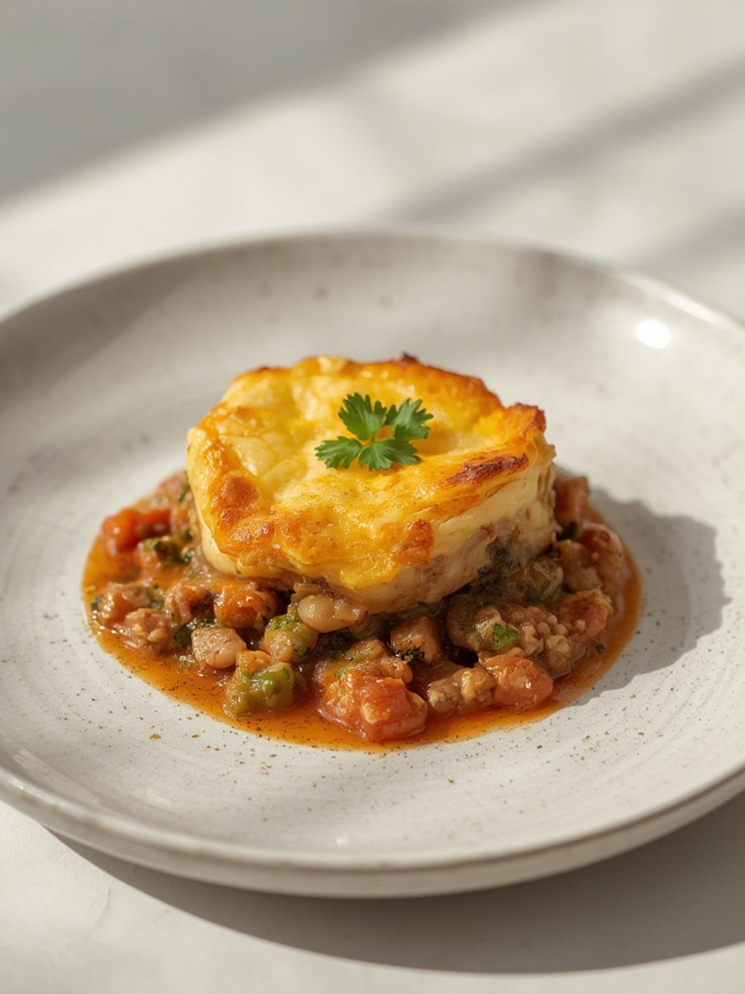 Serving Shepherds Pie