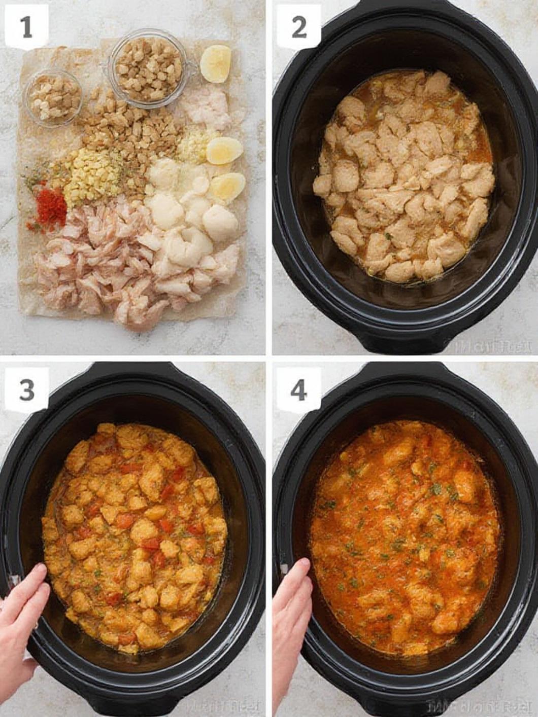 Step-by-step crockpot chicken recipes