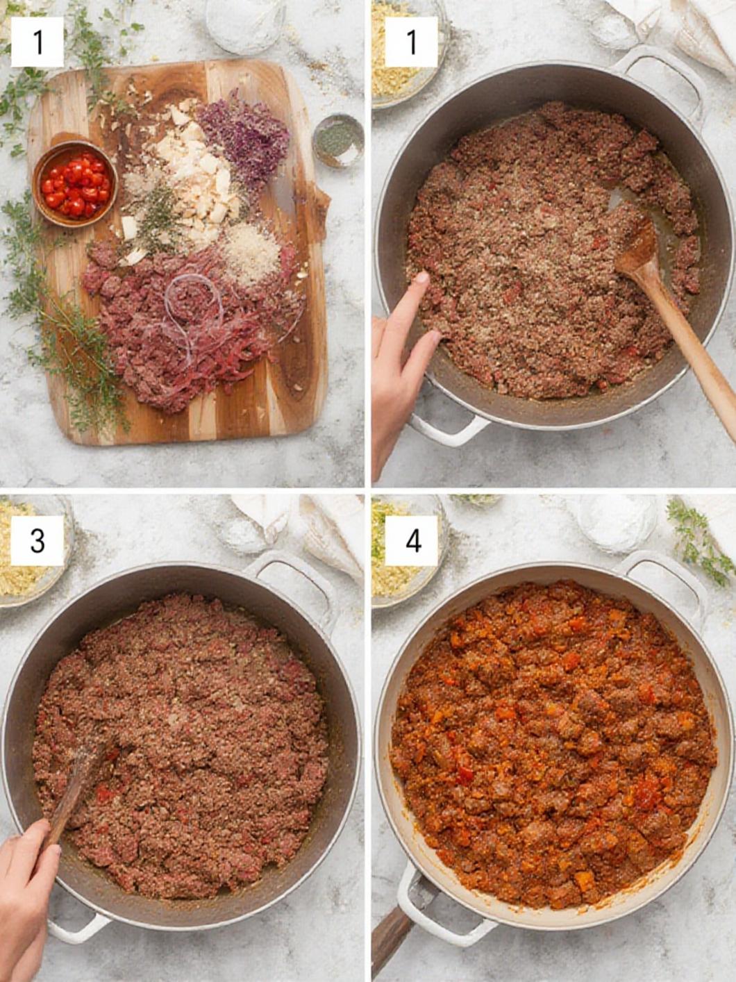 Step-by-step ground beef recipes