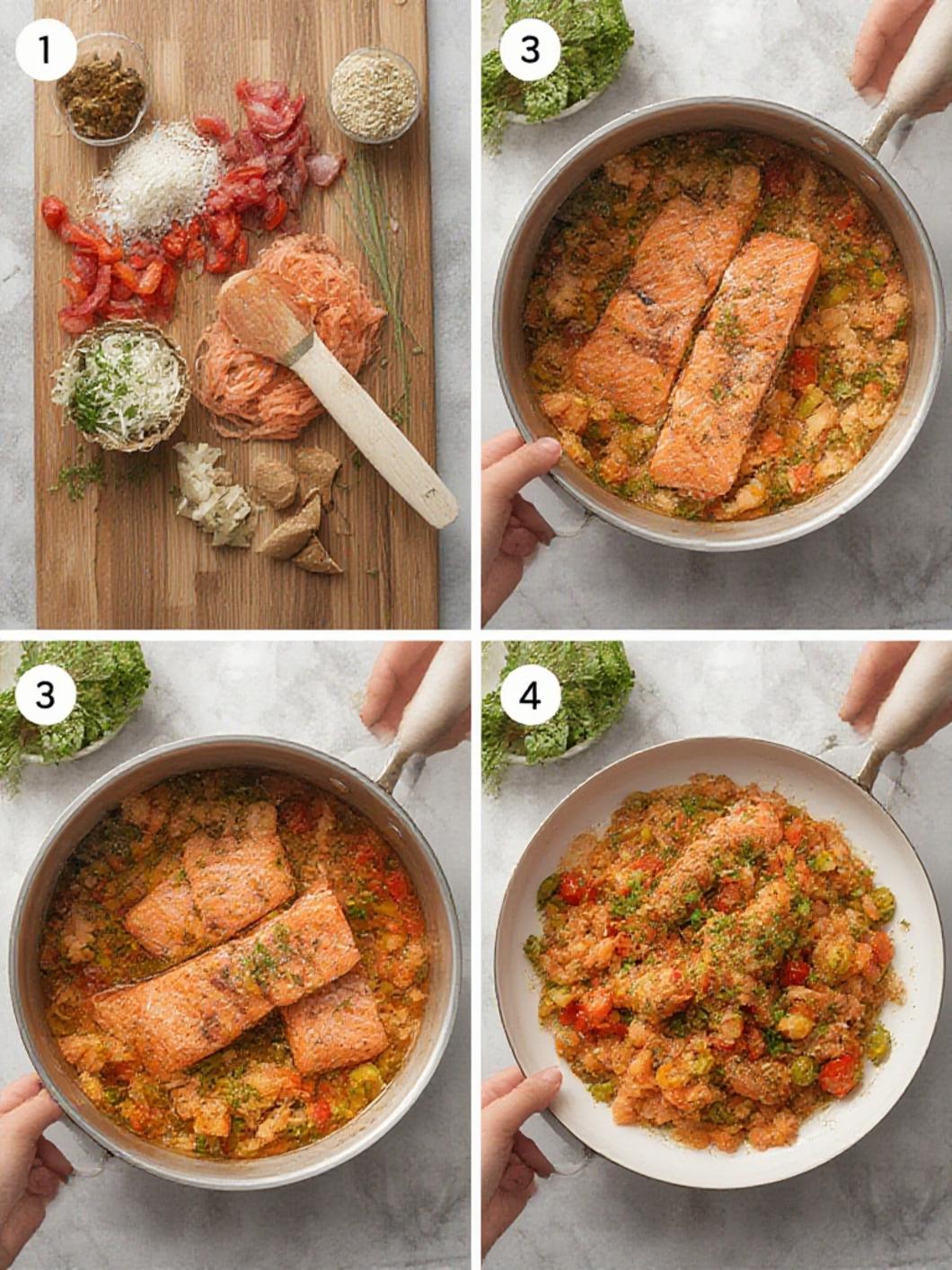 Step-by-step salmon recipes