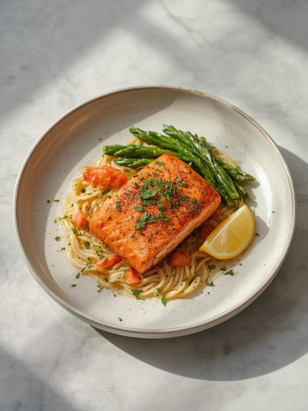 Serving salmon recipes