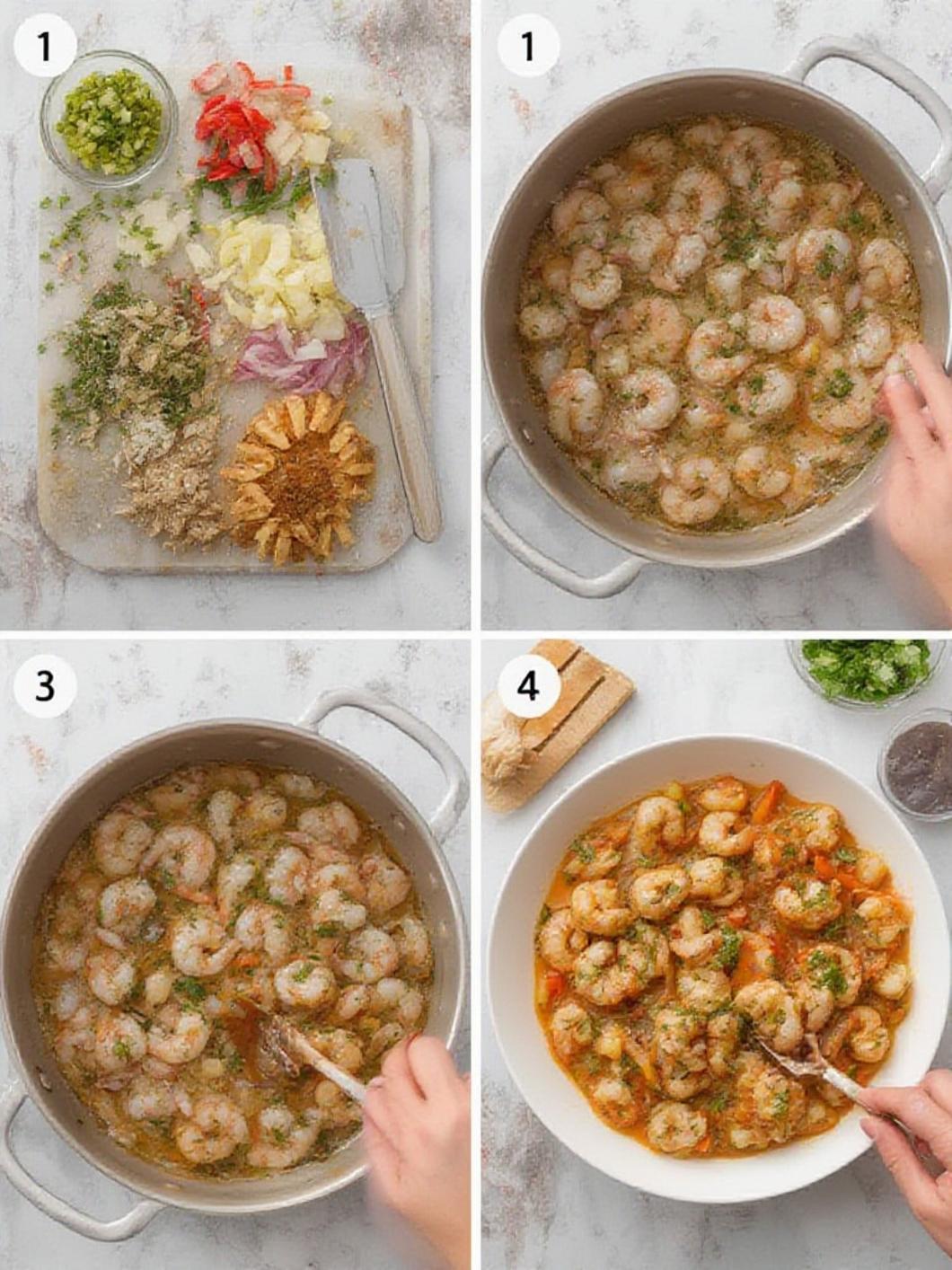 Step-by-step shrimp recipes