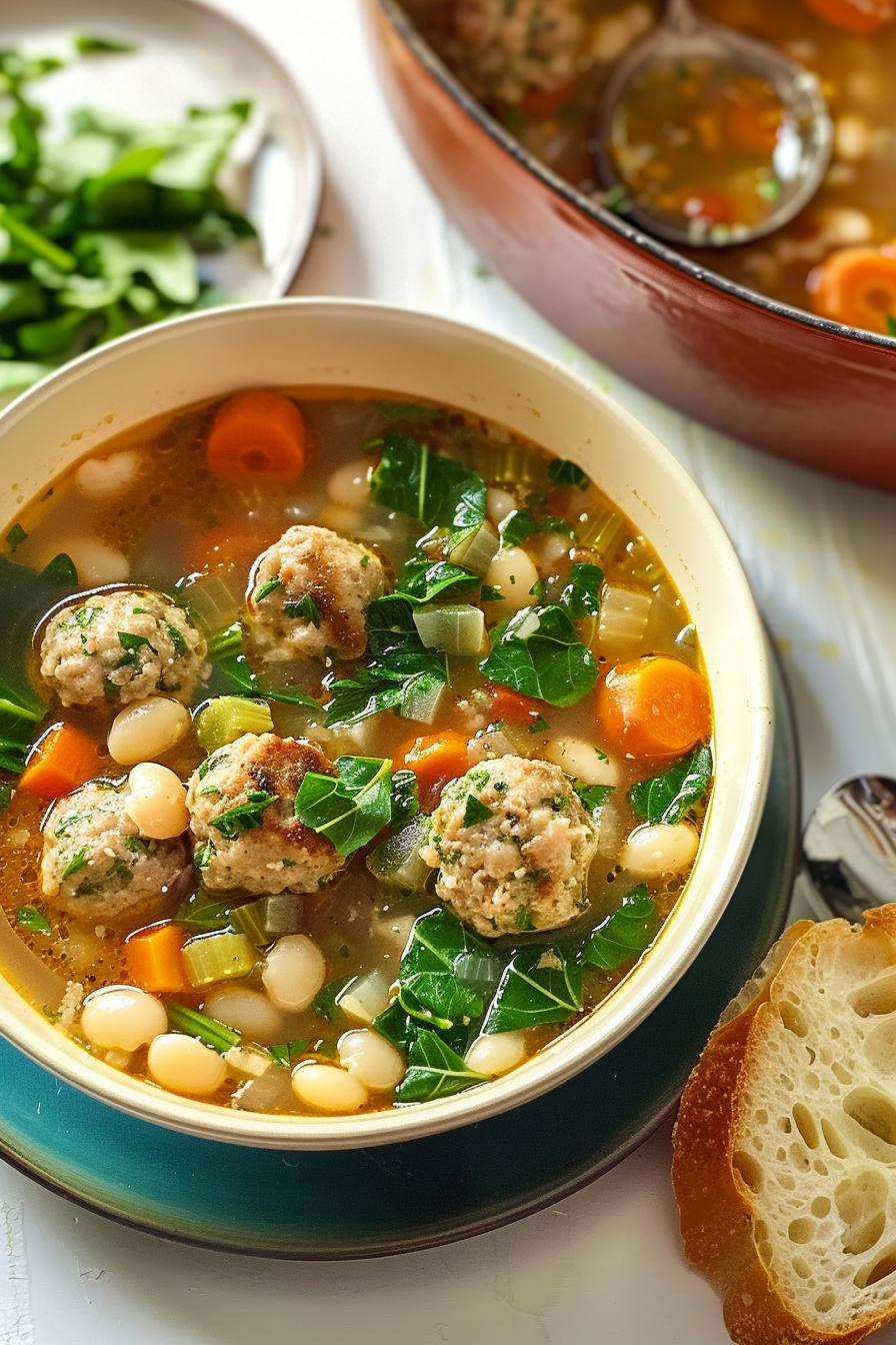 Vegetables and Meatballs Cooking