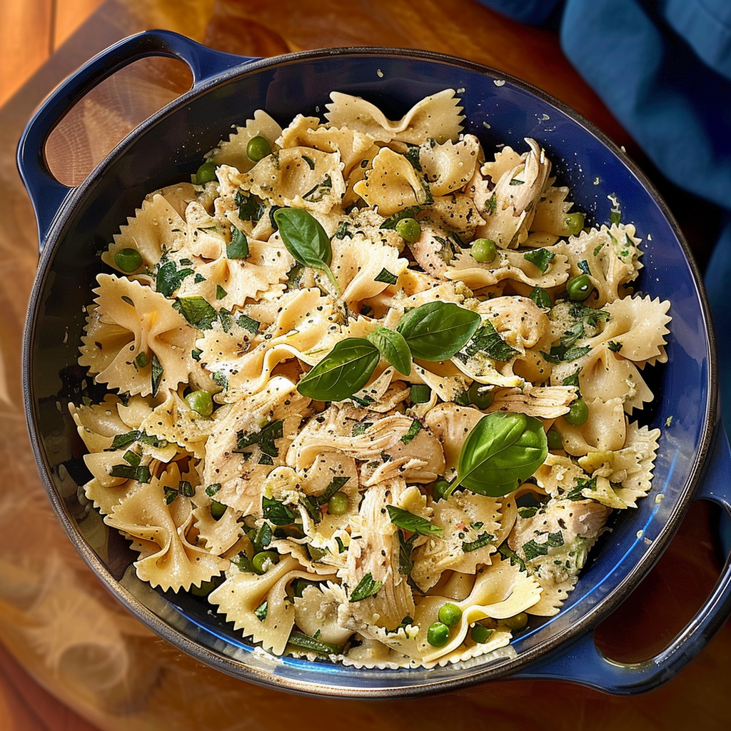 Spring Herb-Chicken Farfalle